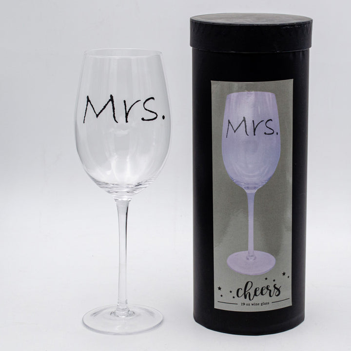 Drinkware - Mr. & Mrs. Wine Glasses