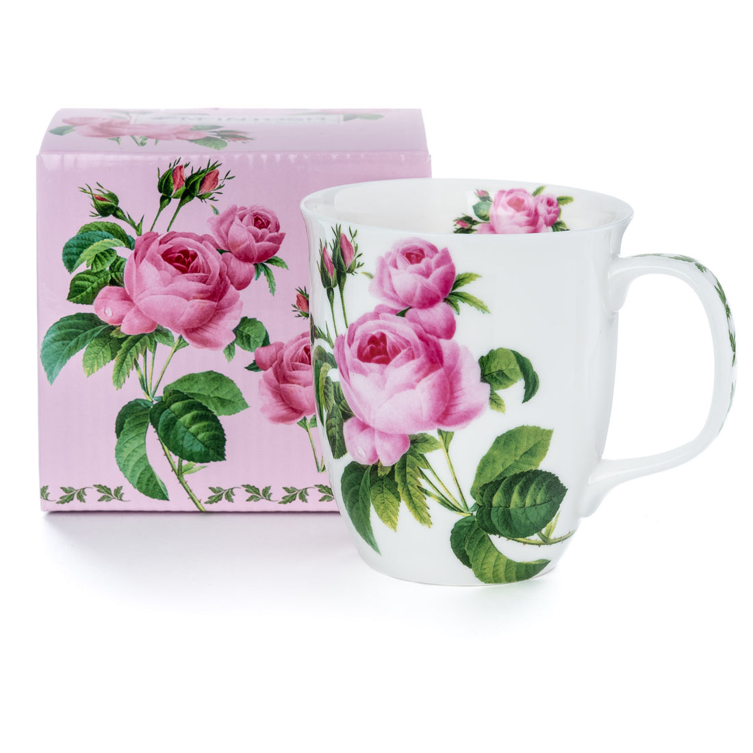 McIntosh China - Botanical Flowers - Pink Rose - Java Mug