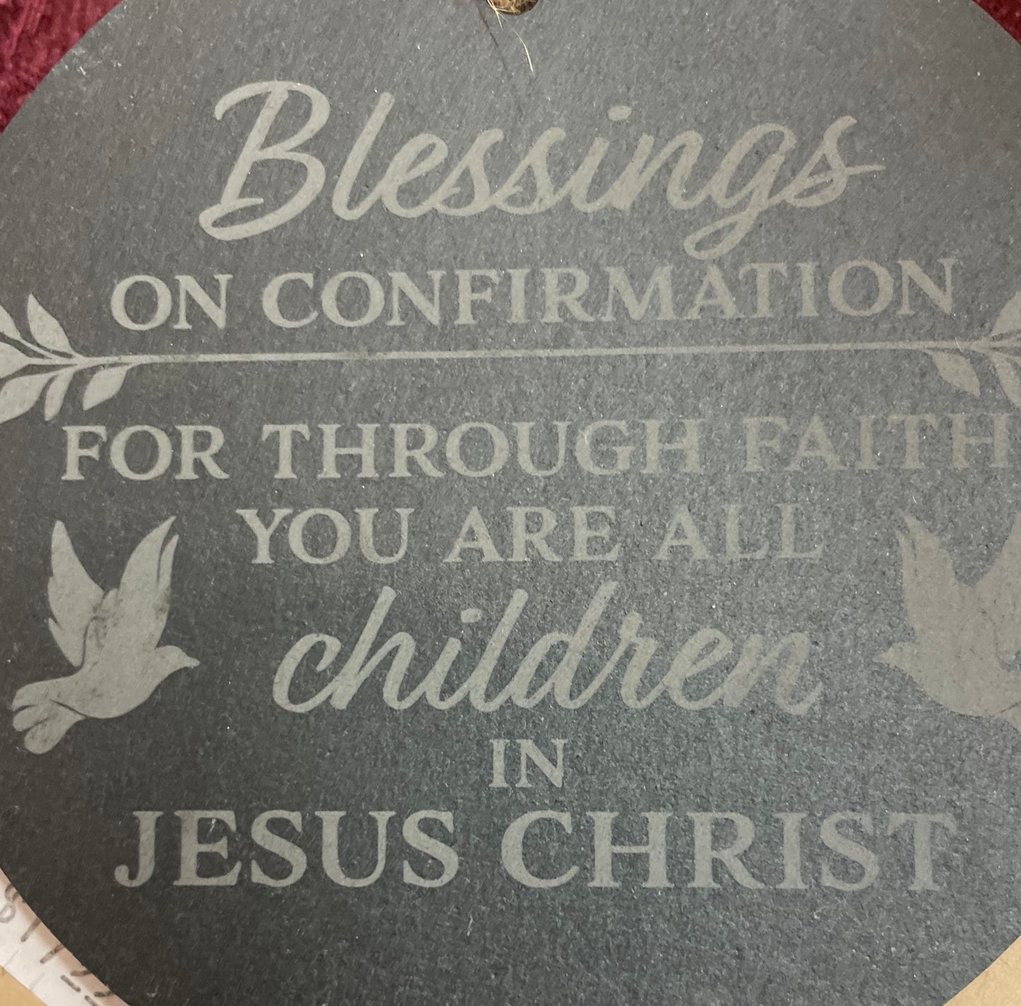 Confirmation - Blessings Slate Ornament