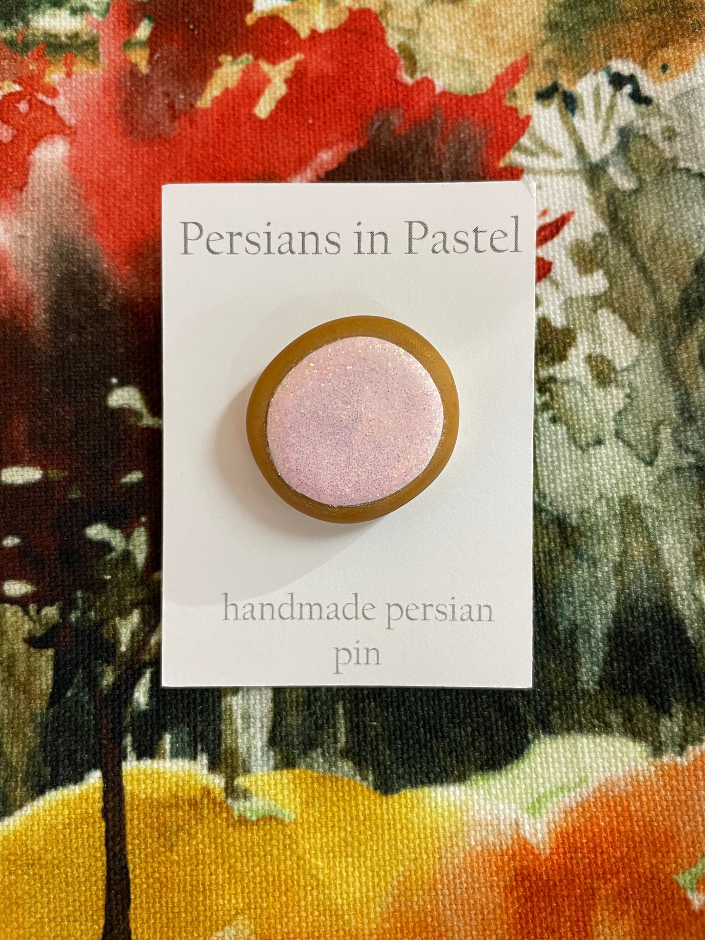 Persians in Pastel - Pin - Glitter