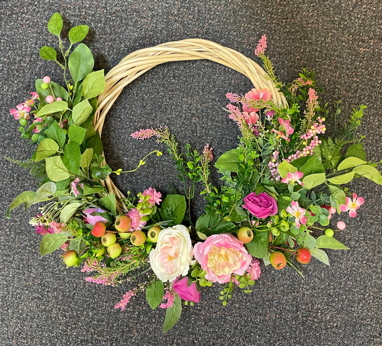 Garden - Wicker Flower Wreath