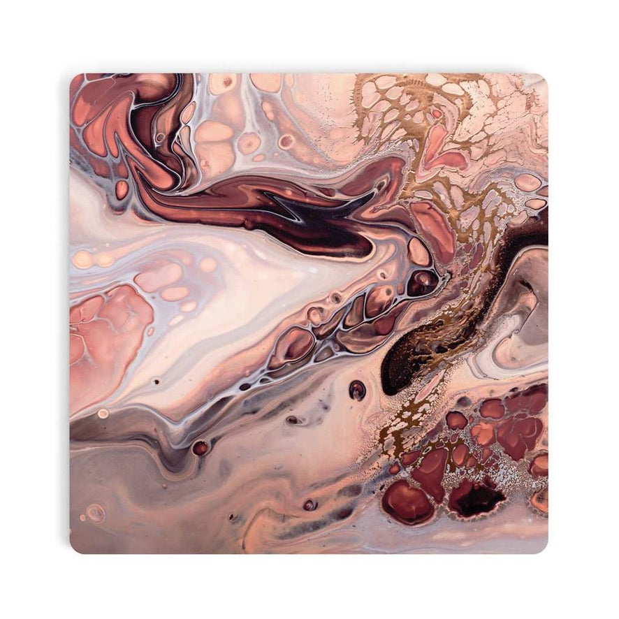 Coaster - Pink Geode