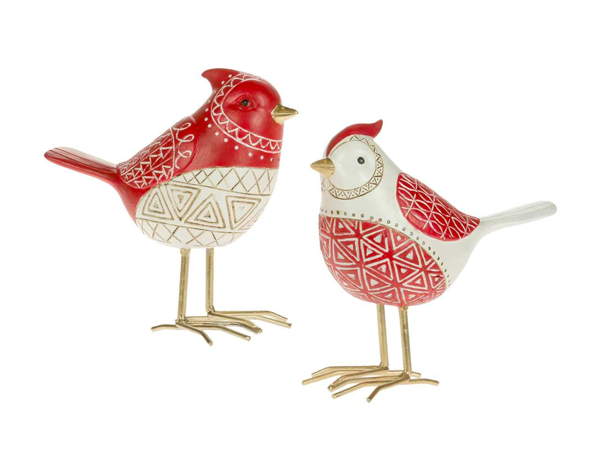 Christmas - Red or White Standing Cardinal