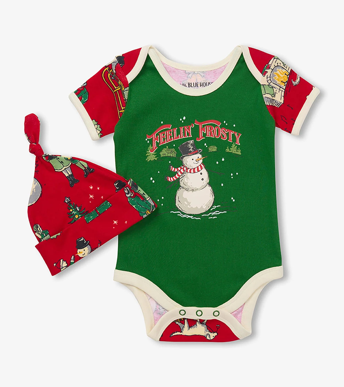 Little Blue House - Christmas Baby Body Suit