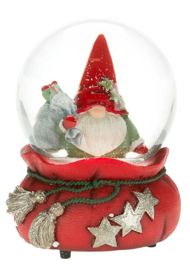 Christmas - Wind Up Gnome Water Globe