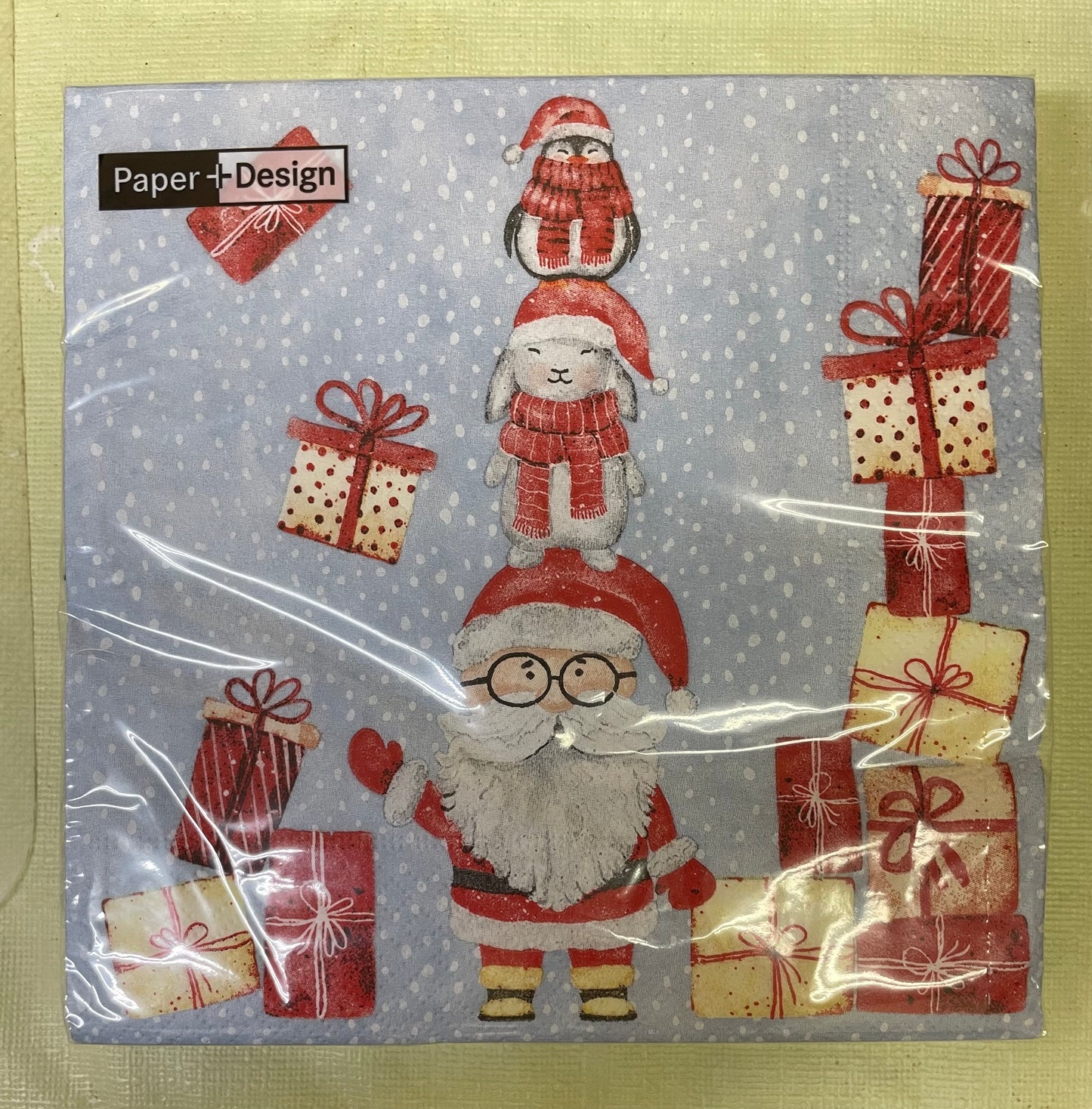 Christmas - Napkins - Lunch - Santas Helpers
