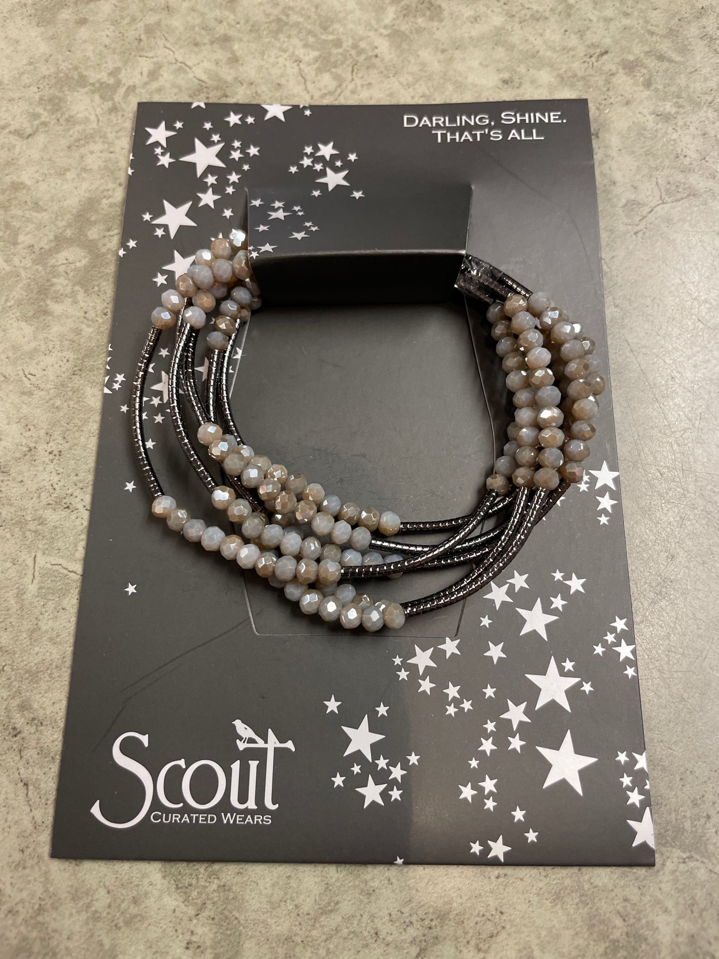 Scout Curated Wears - Bracelet/Necklace - Night/Black - Darling, Shine.