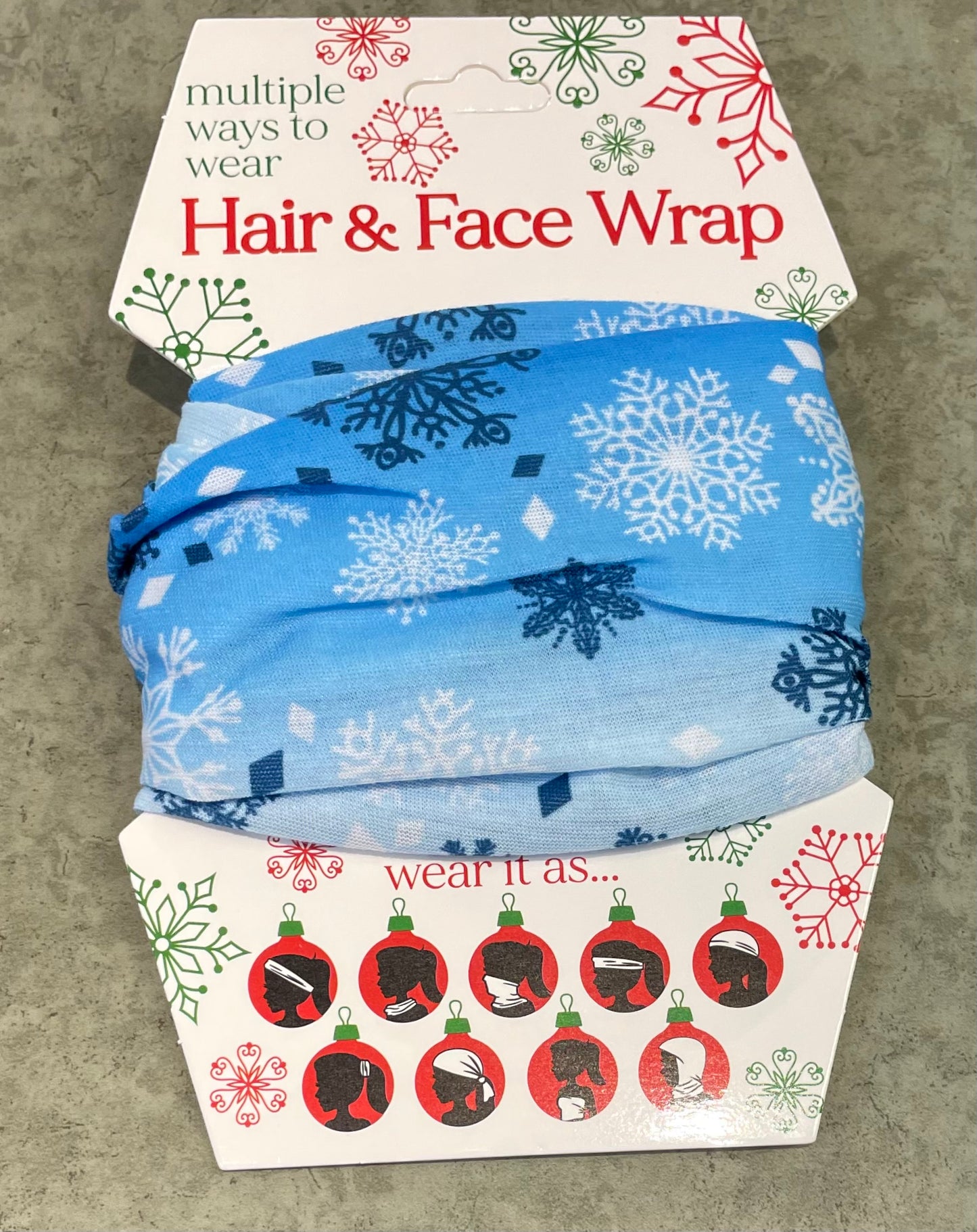 Hair Wrap - Snowflake