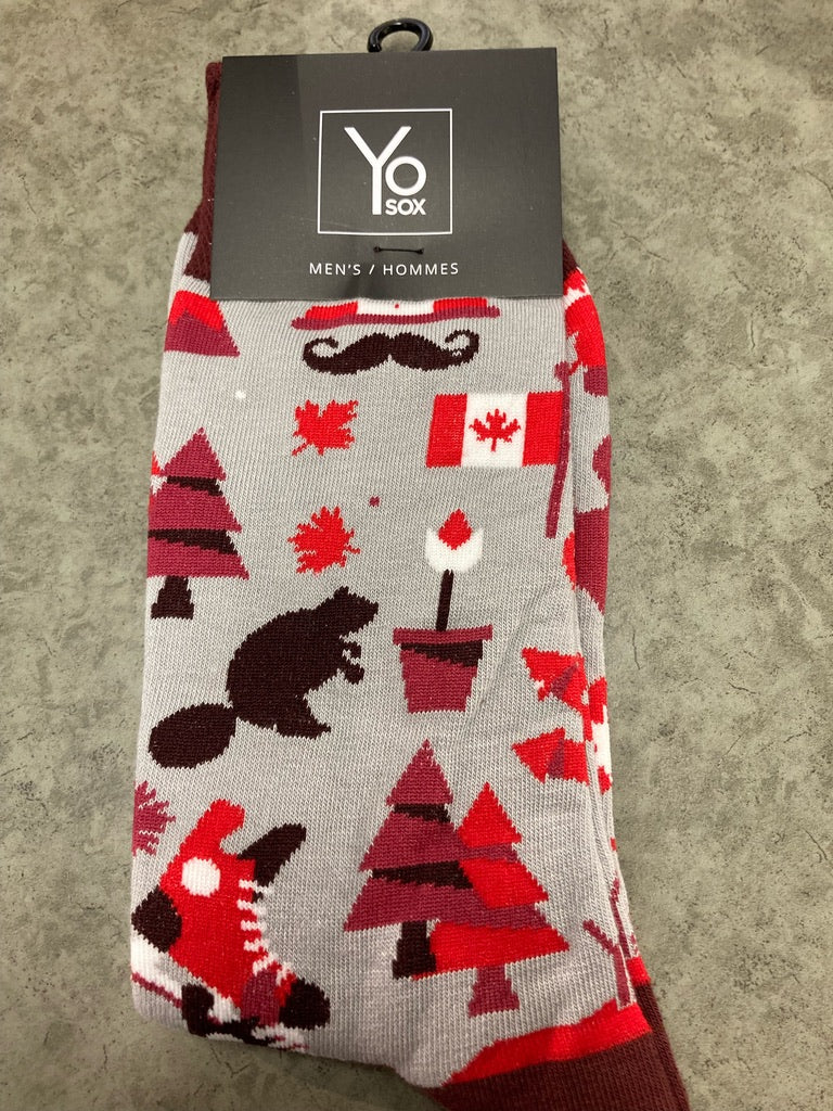 Men's Socks - Canadian Symbols