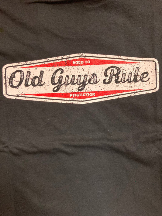 Old Guys Rule - T-Shirt - Aged to Perfection - Navy