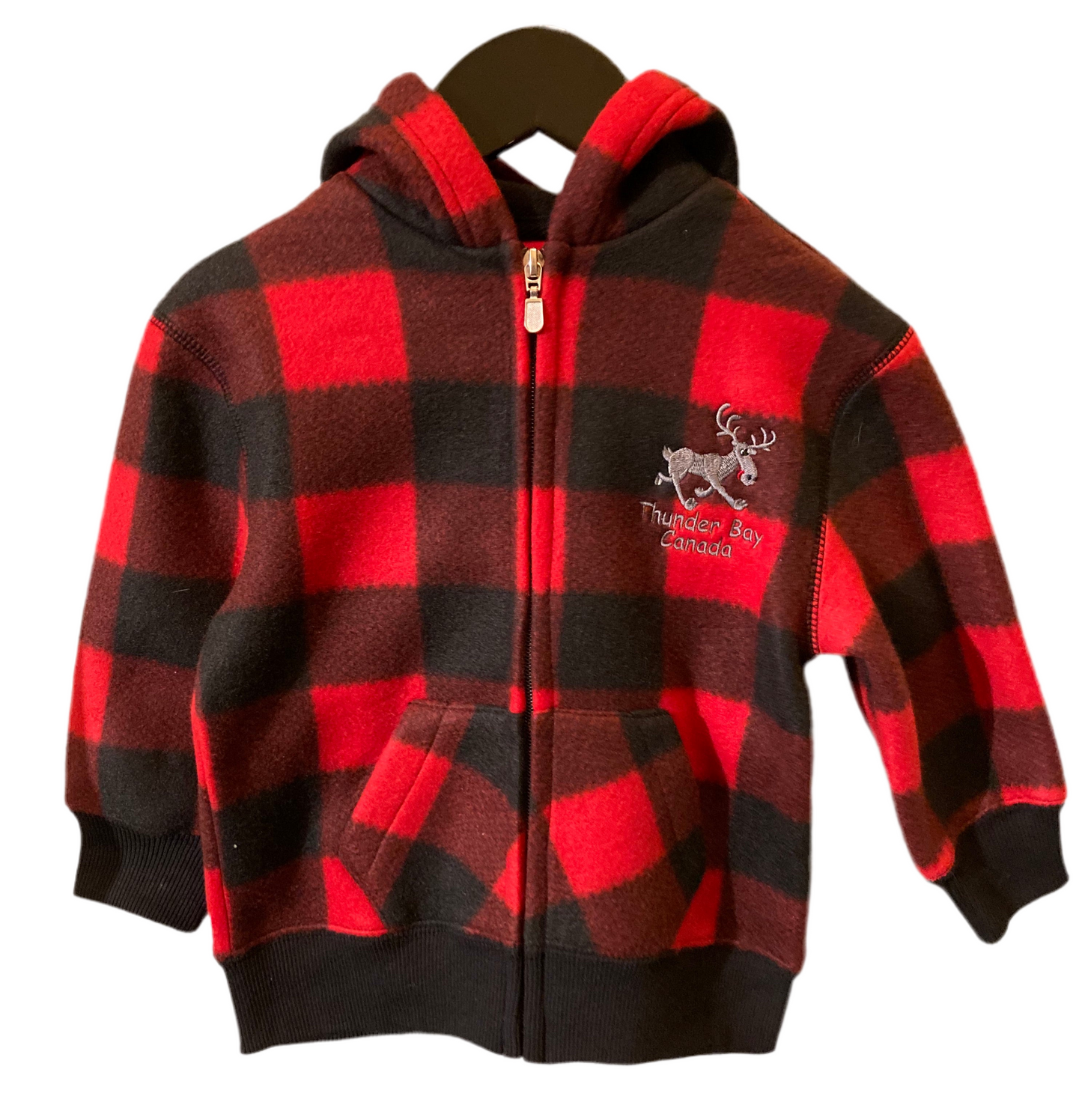 Souvenir Clothing - Kid's Plaid Jacket - Thunder Bay, Canada