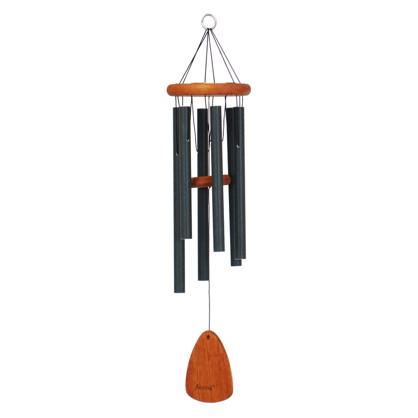 Festival - Wind Chimes - 30" - Forest Green