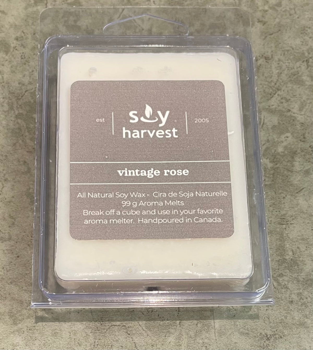 Soy Harvest Candles - Melters - Vintage Rose