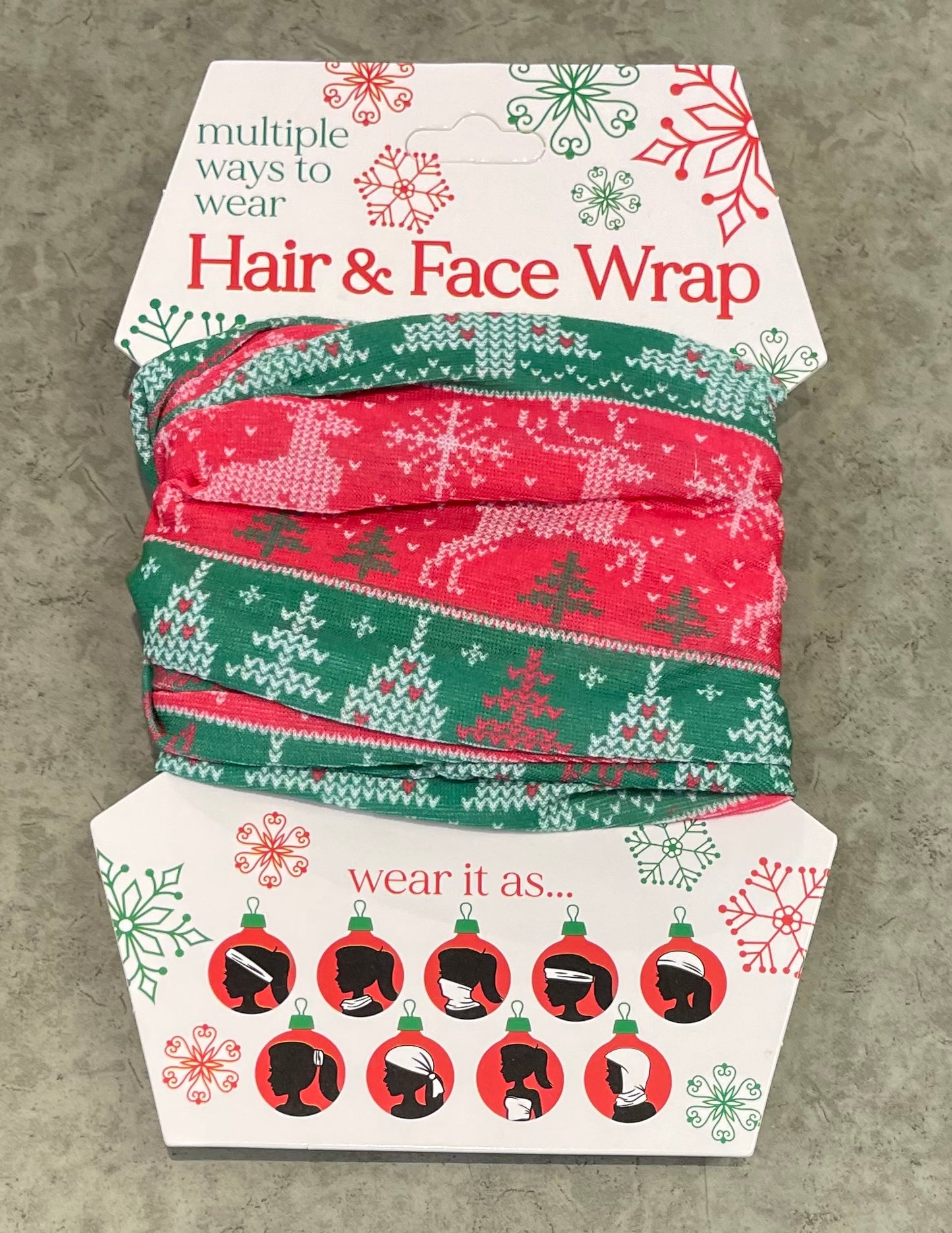 Hair Wrap - Christmas Sweater