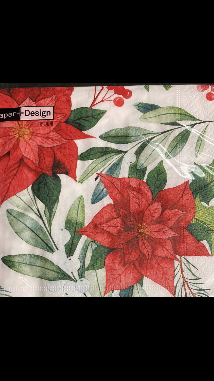 Napkins - Winter Nature - Cocktail