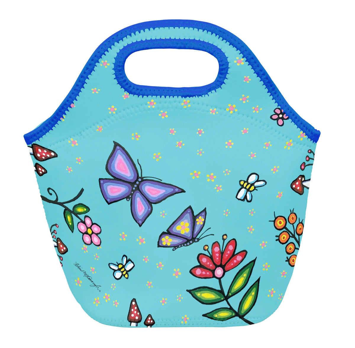 Oscardo - Kim McDonough - Lunch Bag - Happiness