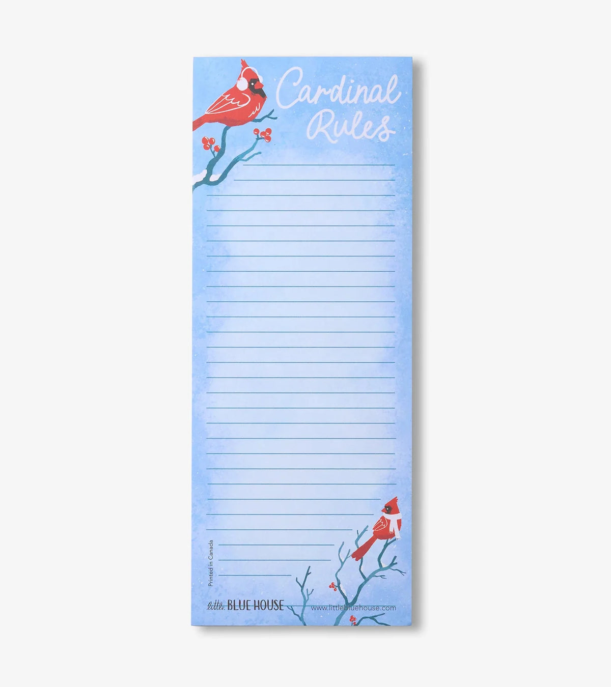 Note Pad - Cardinal Rules