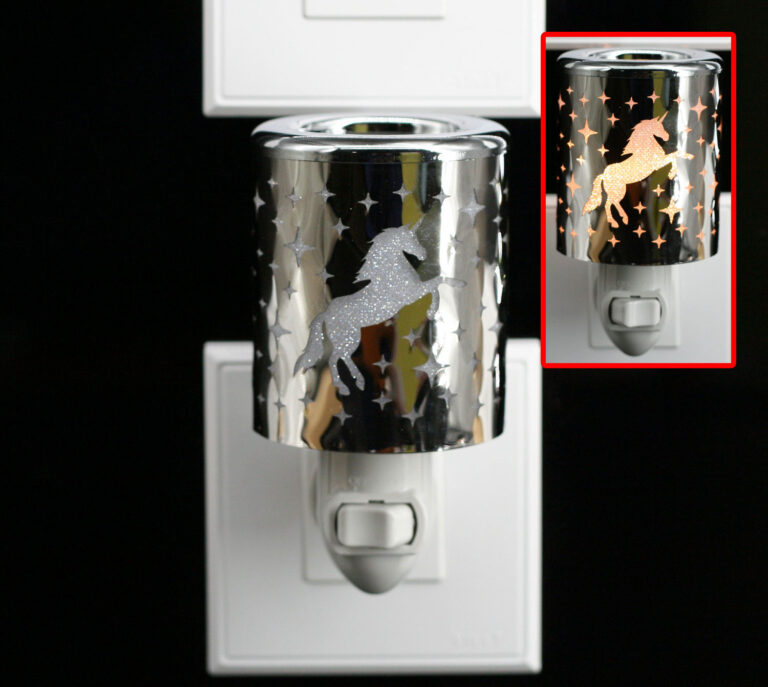 Night Light - Silver Unicorn