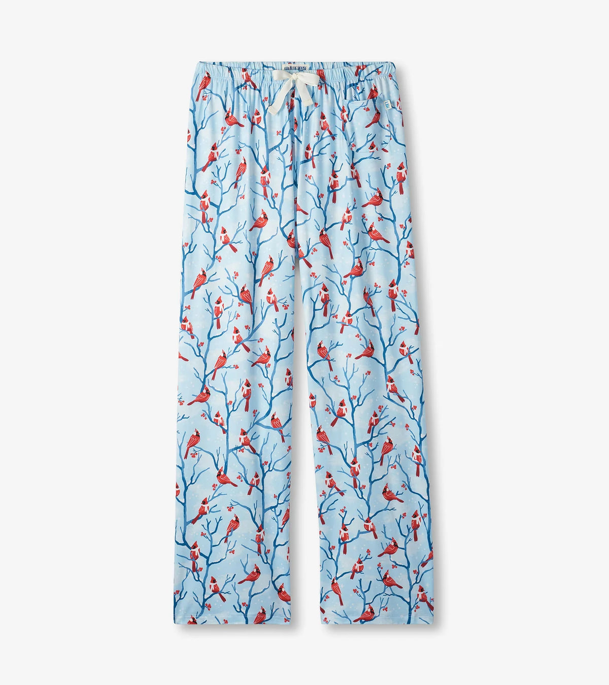 Little Blue House - Pyjama Pants - Winter Cardinals