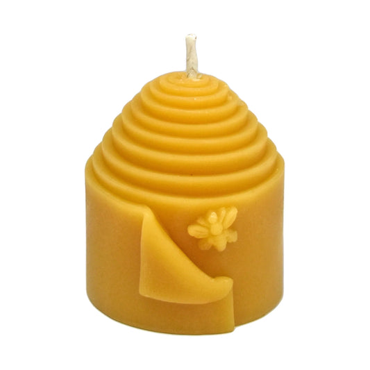 Honey Candles - Pure Beeswax - Peek-A-Bee Pillar Candle