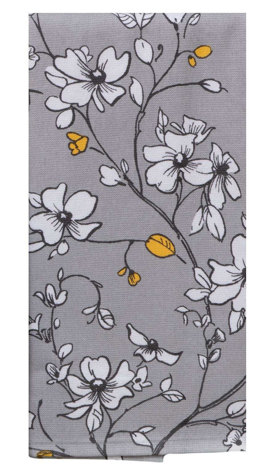 Dual Purpose Towel - Sweet Home - Grey Floral