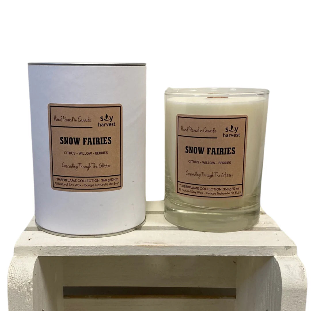 Soy Harvest - Timberflame Soy Candle - Snow Fairies