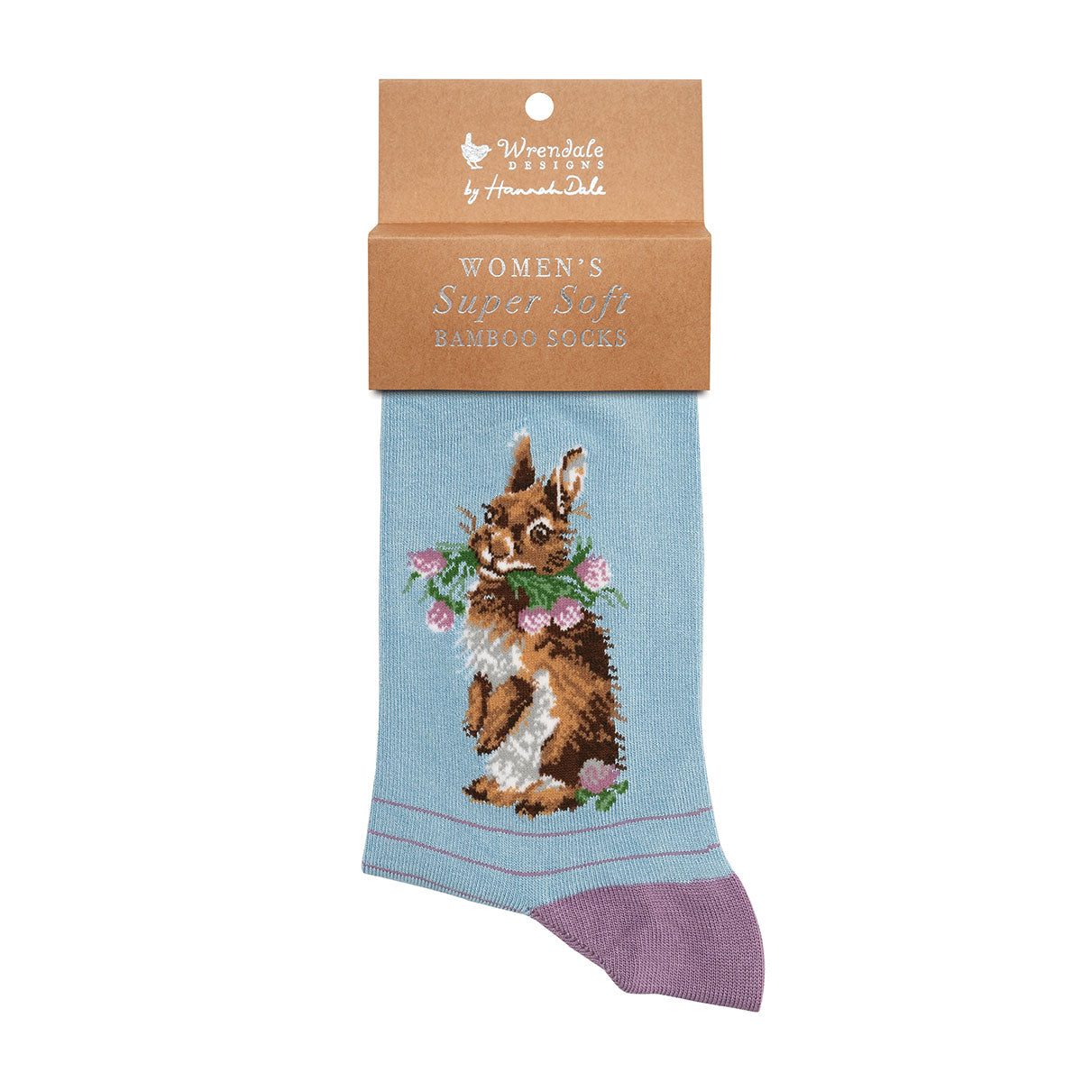 Wrendale Designs - Rabbit Socks - Head Clover Heels