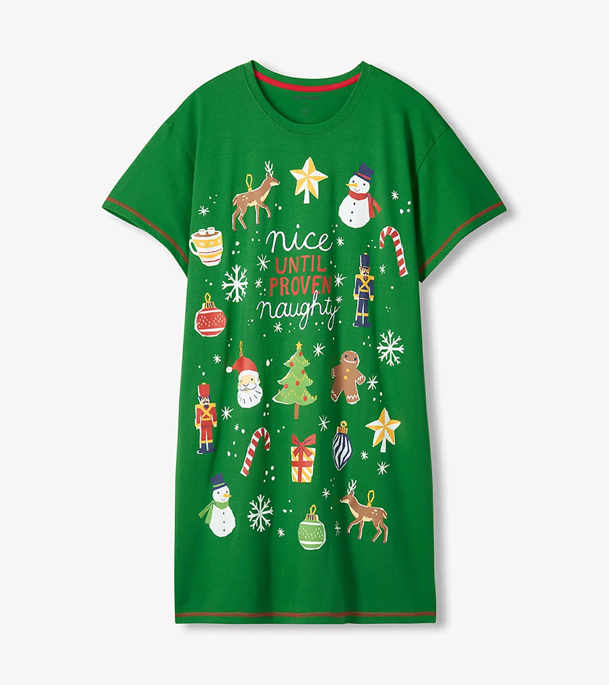 Little Blue House - Sleepshirt - Nice Until Proven Naughty