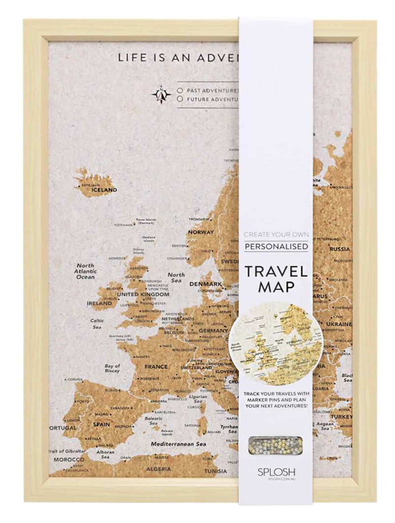 Sign - Cork Travel Board - Europe