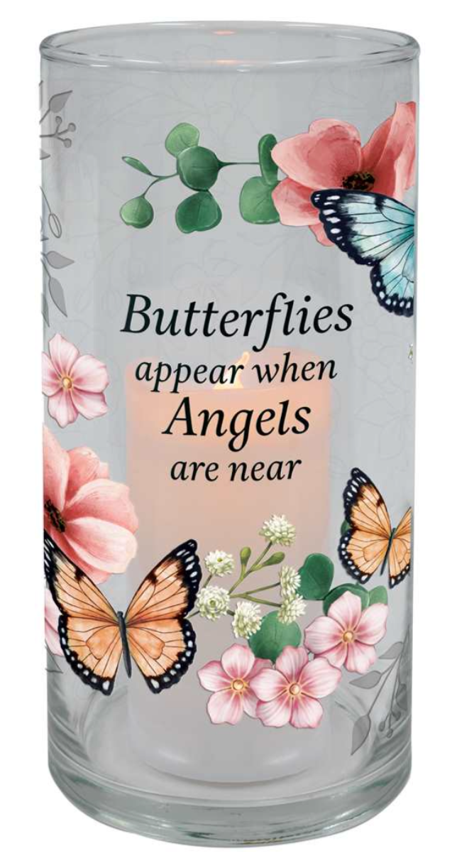 Hurricane Candle - Butterflies Appear