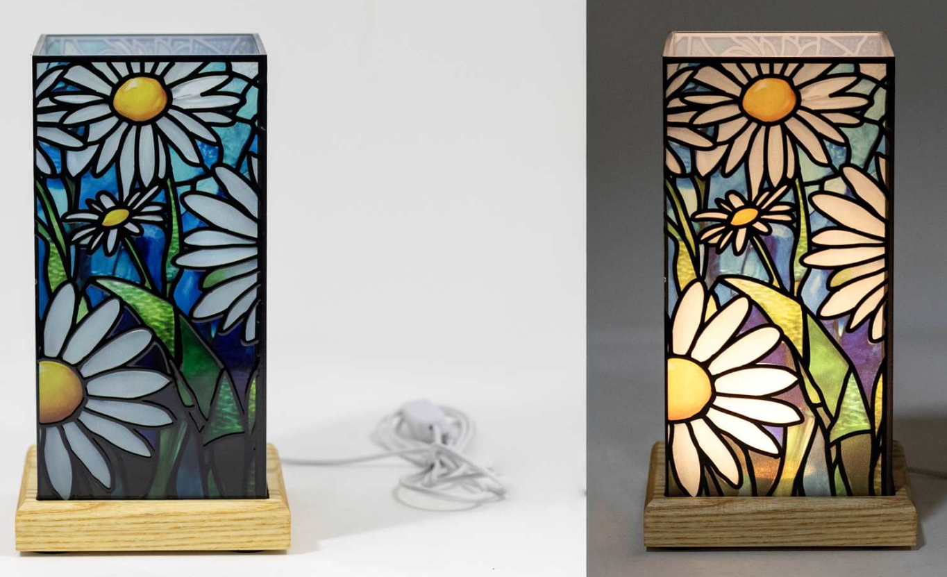 Night Light - Acrylic Sunflower