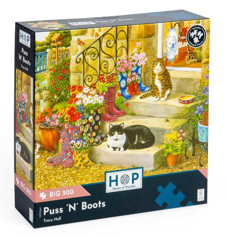 Hop Puzzle - Tracy Hall - Puss N'Boots