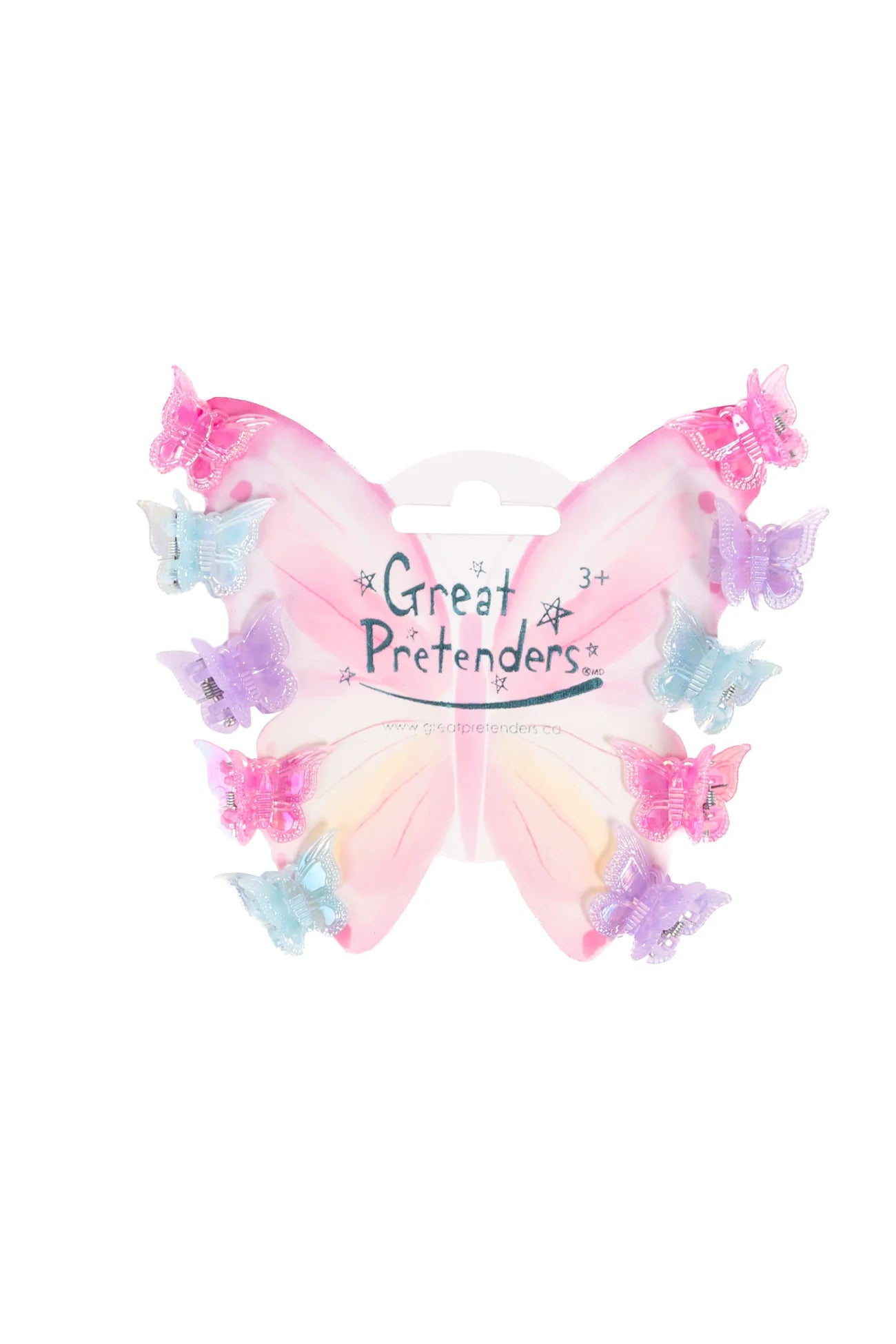 Great Pretenders - Fancy Flutter Mini Hairclips - 10 Pieces