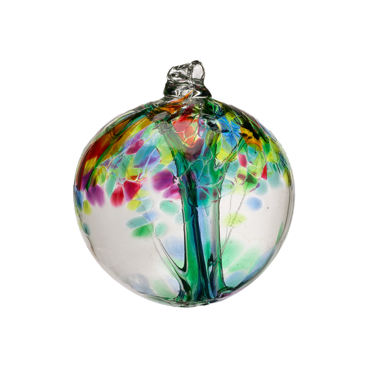 Kitras Art Glass - 6" Ball - Tree of Family