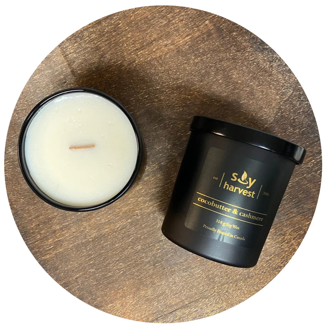 Soy Harvest Candles - Midnight Collection - Cocobutter & Cashmere