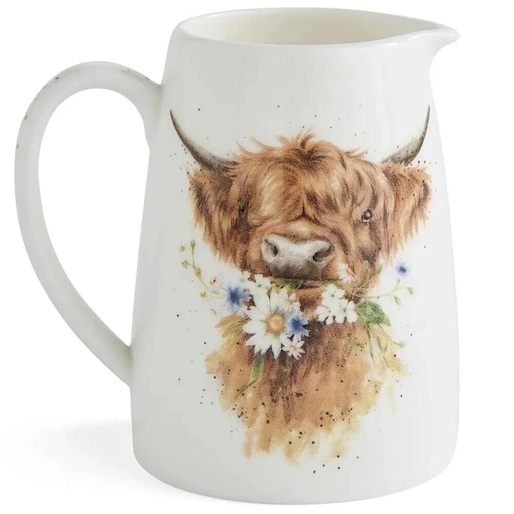 Wrendale Designs - Posy Jug - Highland Cow