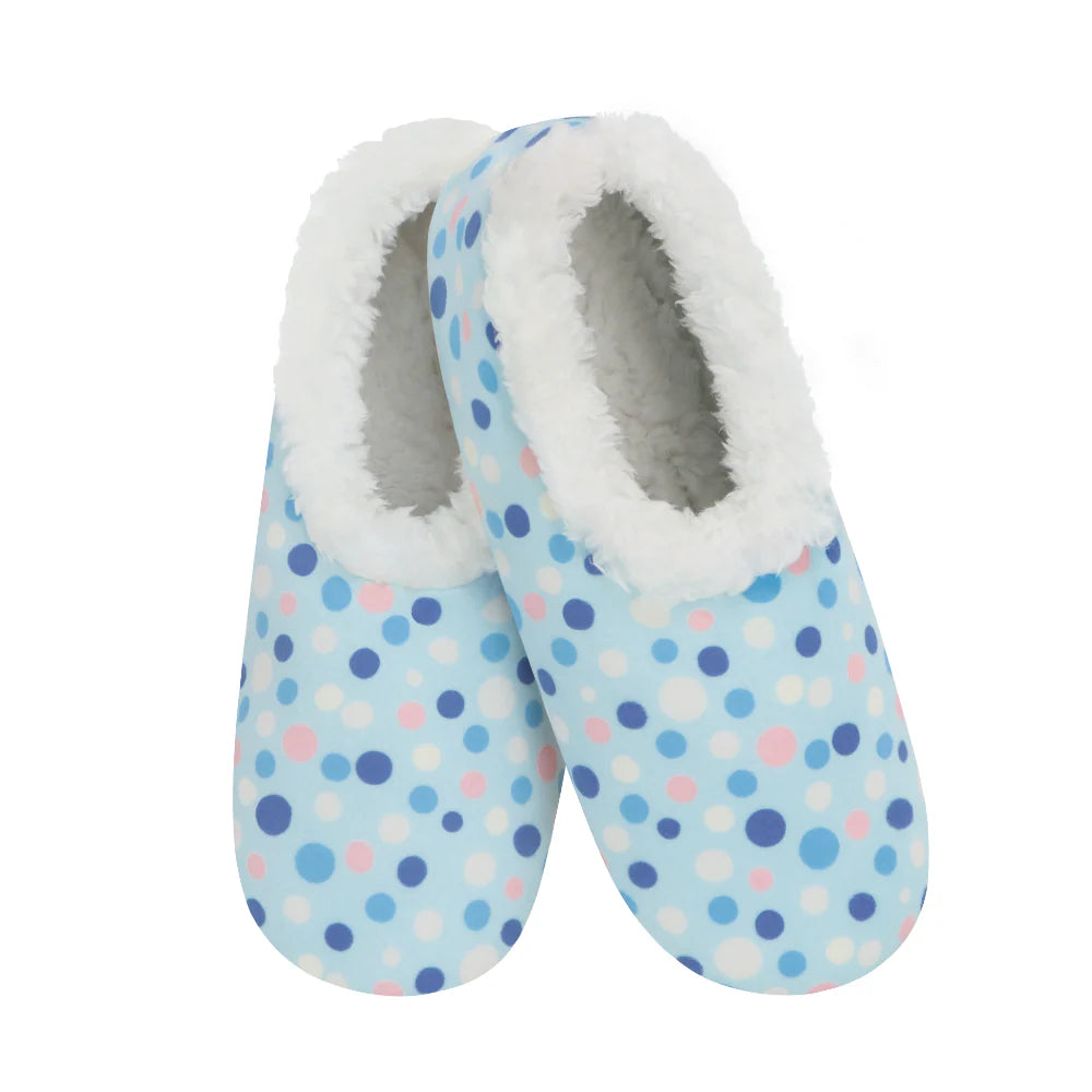 Snoozies - Blue/Pink Dots
