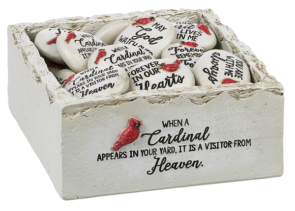 Sympathy - Memorial Cardinal Stones - Assorted Varieties