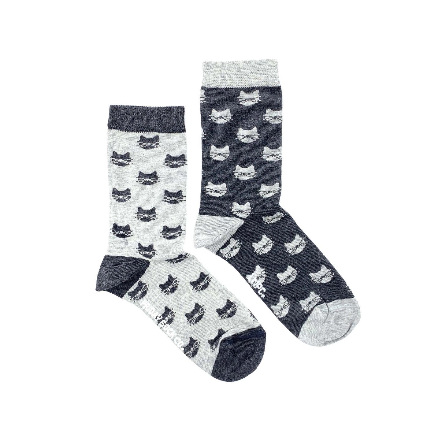 Friday Sock Co. - Women's Grey Cat Socks