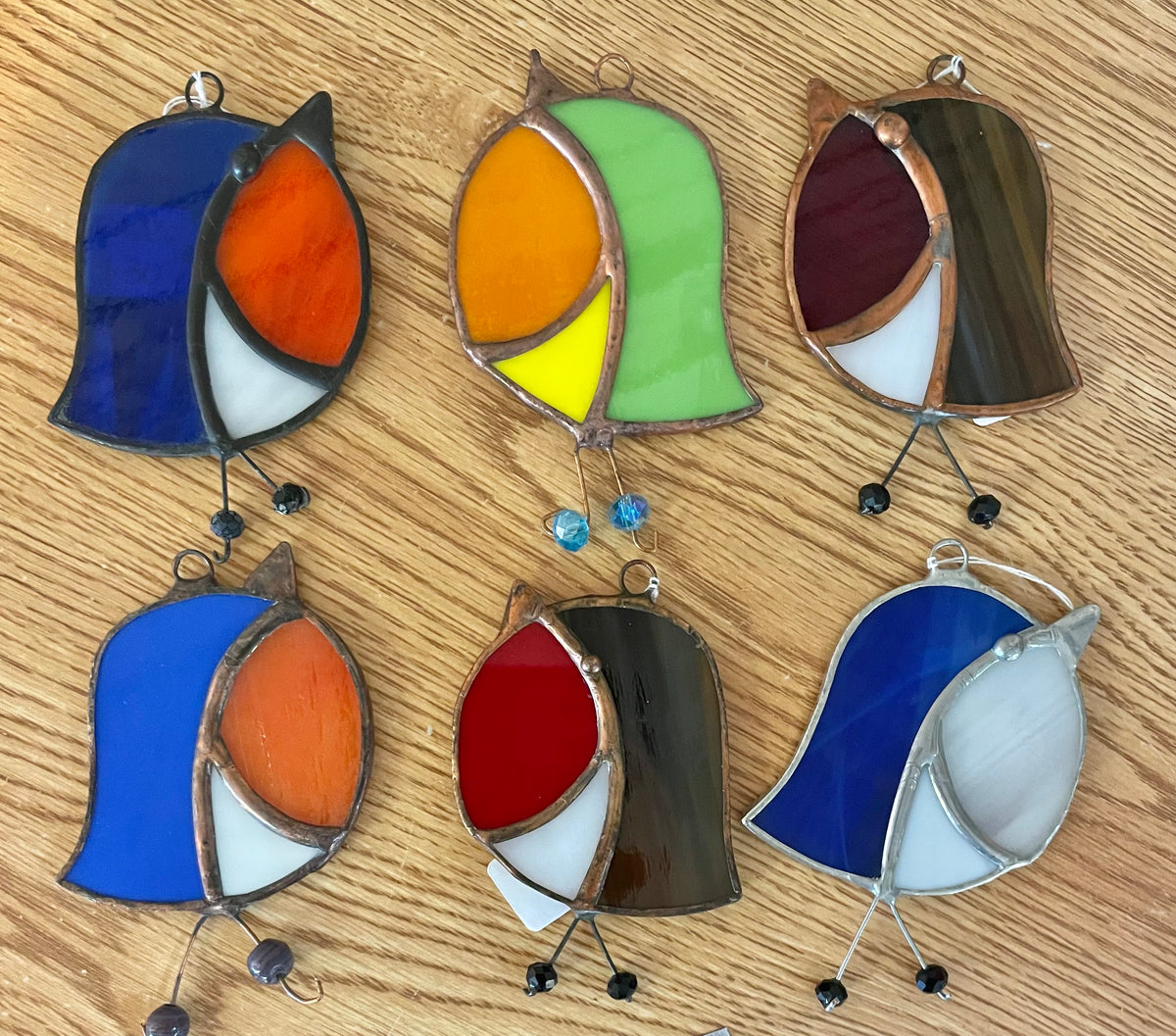 Kim Ready Custom Stained Glass - Birdie - Assorted Varieties