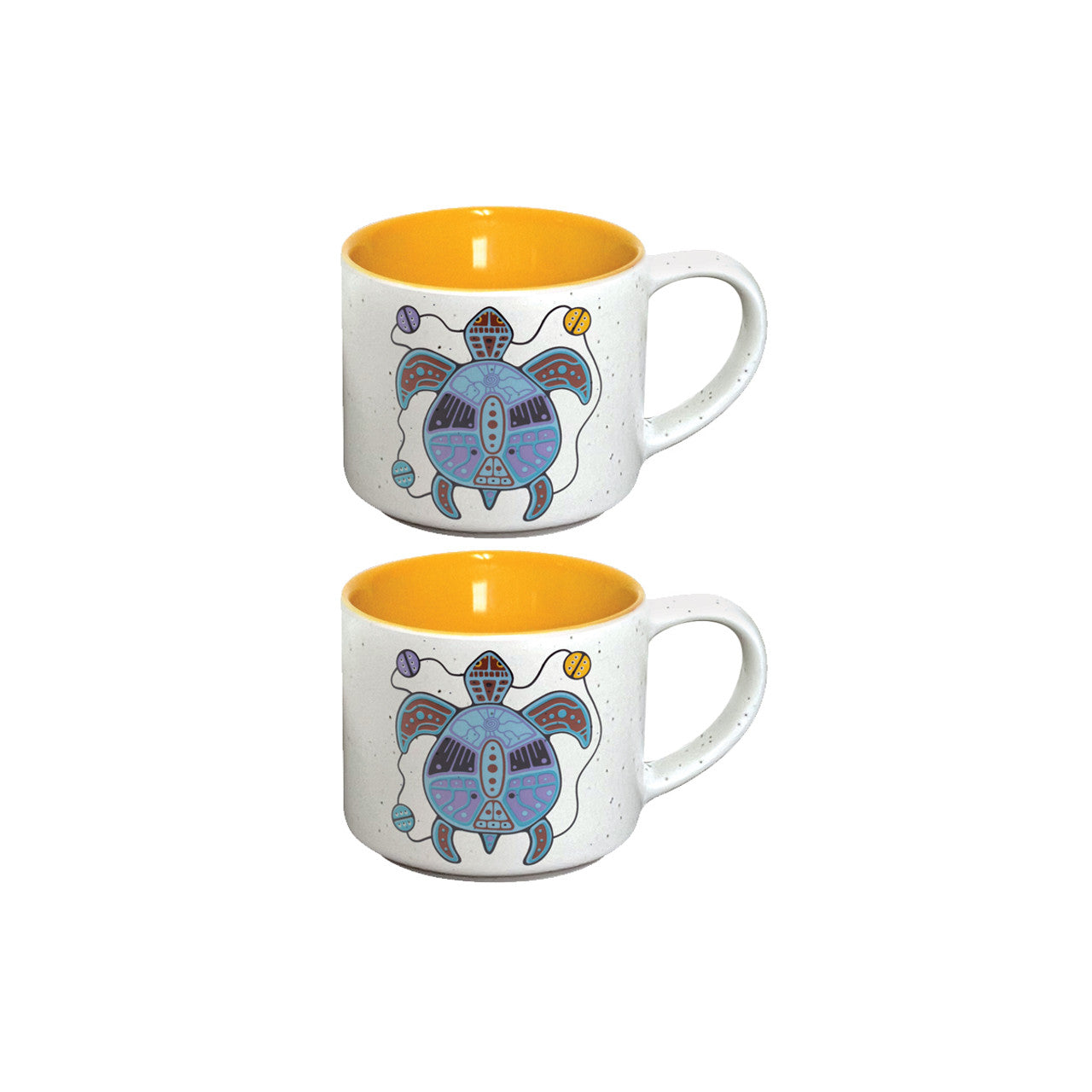 Drinkware - Ceramic Espresso Mug - Turtle - Set of 2