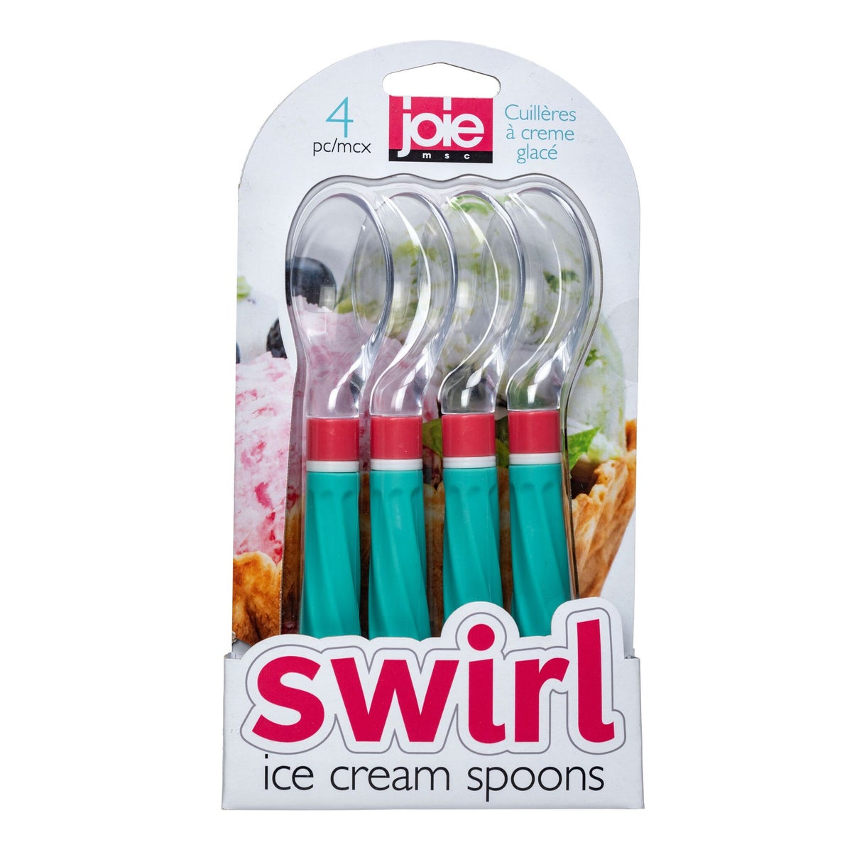 Swirl Ice Cream Spoons