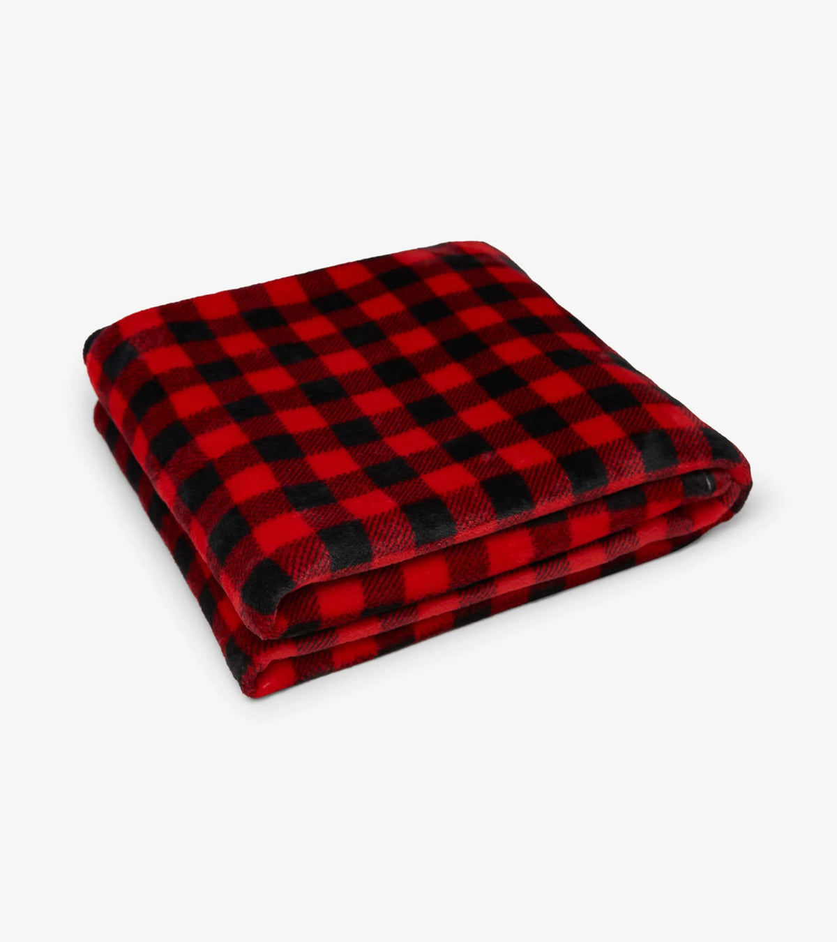 Fleece Throw Blanket - Plaid