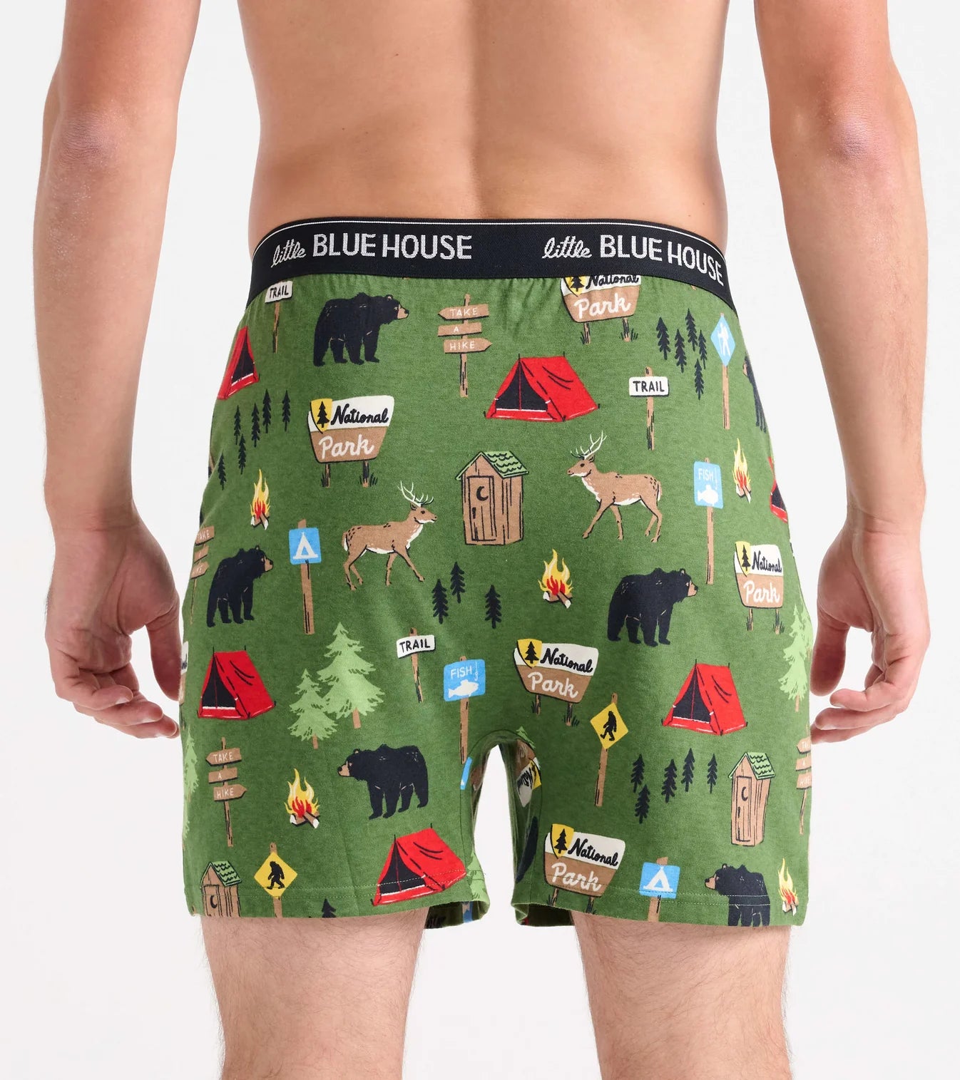 Men's Boxer Shorts - Hiking Trail