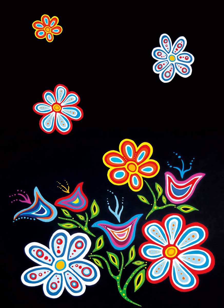Indigenous Collection - Patrick Hunter - Happy Flower - Tea Towel