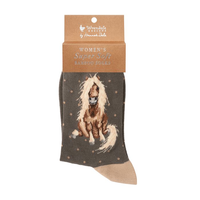 Wrendale Designs - Women's Socks - Gloria Horse