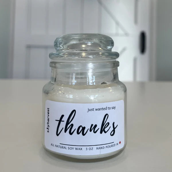 Soy Harvest Candles - Moments Collection - Thanks