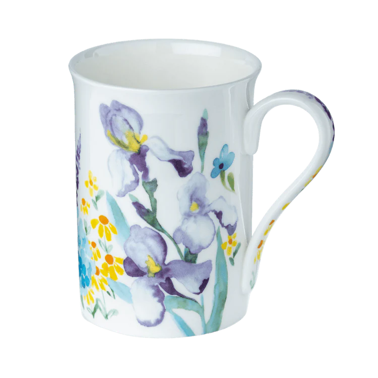 McIntosh China - Watercolors Purple Classico Mug