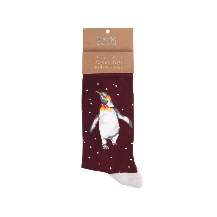 Wrendale Designs - Men's Socks - Christmas King Penguin