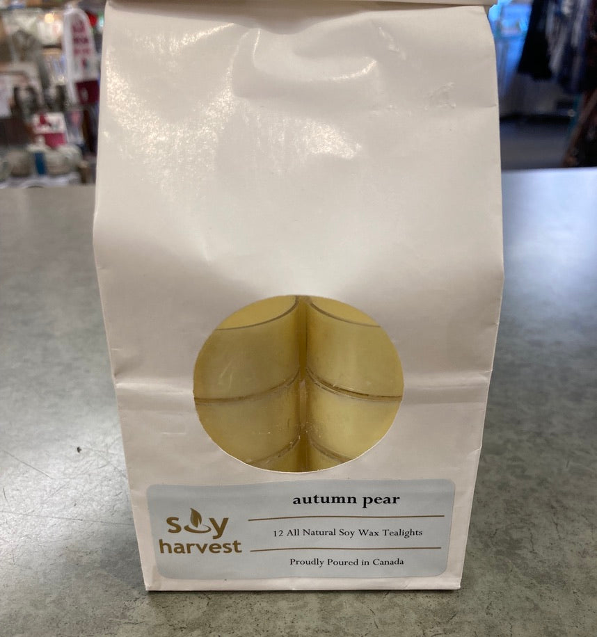 Soy Harvest Candles - Tea Lights - Autumn Pear